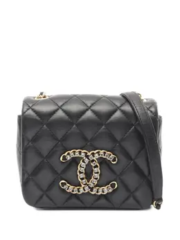 CHANEL Pre-Owned: Чёрная сумка 