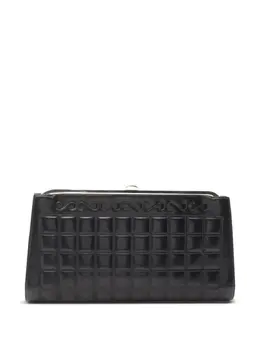 CHANEL Pre-Owned: Чёрный клатч 