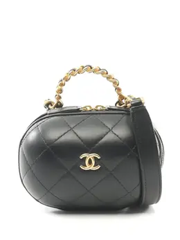 CHANEL Pre-Owned: Чёрная сумка 