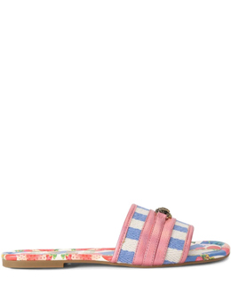 Kurt Geiger London: Синие сандалии 
