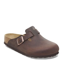 Birkenstock: Коричневые сабо  Boston