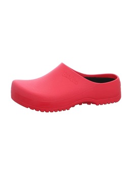 Birkenstock: Красные сабо 