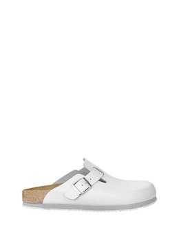 Birkenstock: Белые сабо 