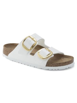 Birkenstock: Белые сабо  Arizona