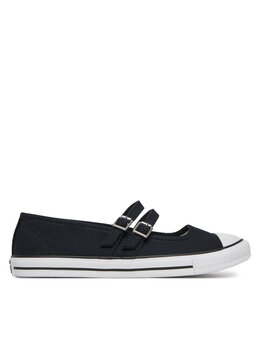 Converse: Чёрные балетки  Chuck Taylor All Star Dainty