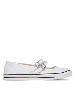 Converse: Белые балетки  Chuck Taylor All Star Dainty