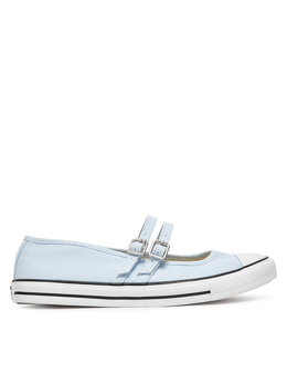Converse: Голубые балетки  Chuck Taylor All Star Dainty
