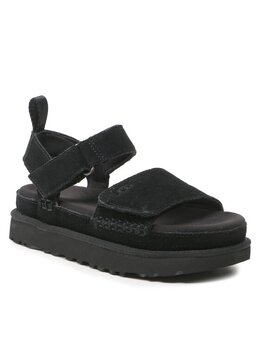 UGG: Чёрные сандалии 
