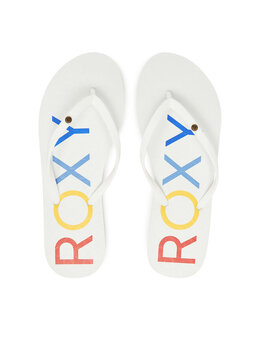 Roxy: Белые шлёпанцы 