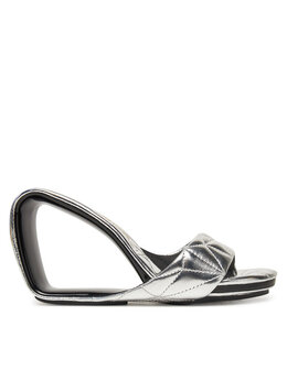 United Nude: Серебристые сабо 