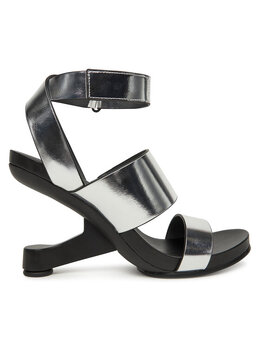 United Nude: Серебристые сандалии 