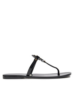 Tory Burch: Чёрные шлёпанцы  Mini Miller