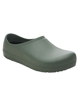 Birkenstock: Зелёные сабо 