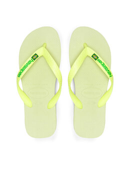Havaianas: Зелёные шлёпанцы 