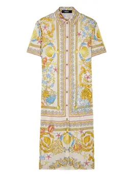 Versace: Рубашка  Barocco миди