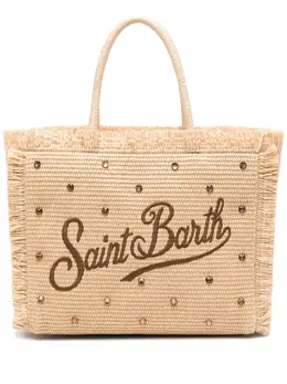 MC2 Saint Barth: Бежевая сумка-шоппер 