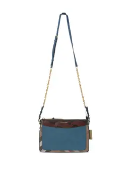 Burberry Pre-Owned: Голубой клатч 