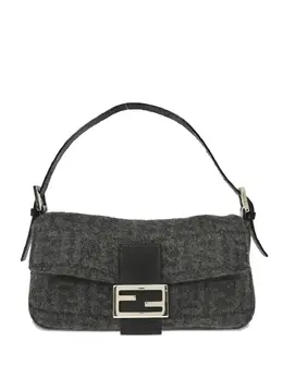 Fendi Pre-Owned: Серебристая сумка-шоппер 