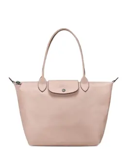 Longchamp: Розовая сумка-шоппер 