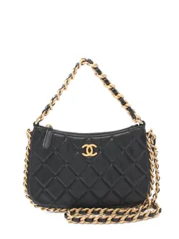 CHANEL Pre-Owned: Чёрная сумка 