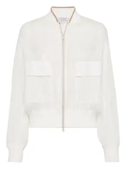 Brunello Cucinelli: Куртка в полоску 
