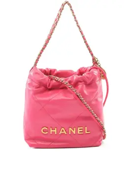 CHANEL Pre-Owned: Розовая сумка 