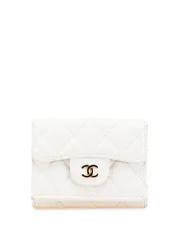 CHANEL Pre-Owned: Белый кошелёк 