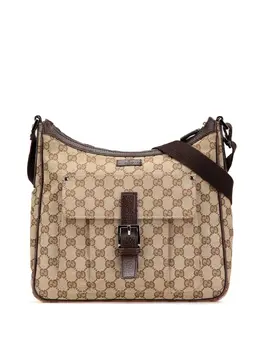 Gucci Pre-Owned: Коричневая сумка через плечо 