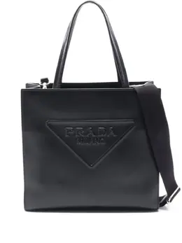 Prada Pre-Owned: Чёрная сумка-шоппер 