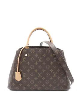 Louis Vuitton Pre-Owned: Коричневая сумка-шоппер 