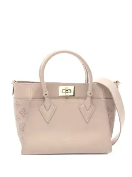Louis Vuitton Pre-Owned: Бежевая сумка-шоппер 