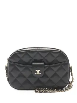 CHANEL Pre-Owned: Чёрная сумка 