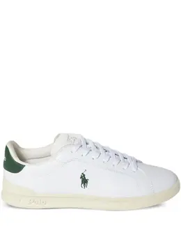 Polo Ralph Lauren: Белые кроссовки 