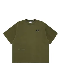 AAPE BY *A BATHING APE®: Зелёная футболка 