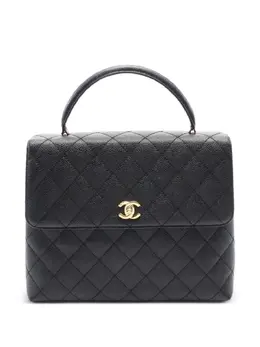 CHANEL Pre-Owned: Чёрная сумка 
