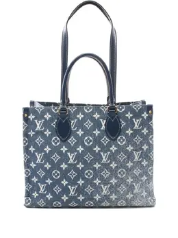 Louis Vuitton Pre-Owned: Голубая сумка-шоппер 
