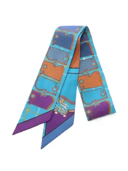 Hermès Pre-Owned: Голубой шарф 