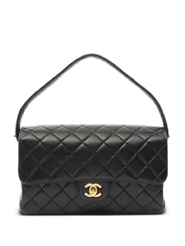 CHANEL Pre-Owned: Чёрная сумка 