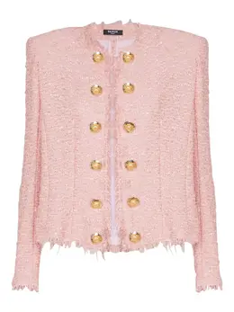 Balmain: Куртка с блёстками 