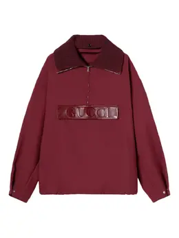 Gucci: Бордовый свитер 
