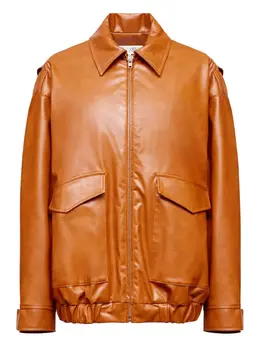 MM6 Maison Margiela: Кожаная куртка 