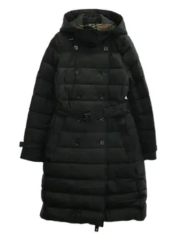 Burberry Pre-Owned: Чёрное пальто 