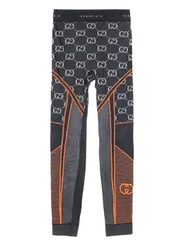 Gucci Pre-Owned: Жаккардовые легинсы 