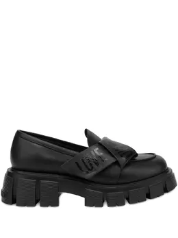 Love Moschino: Чёрные лоферы 