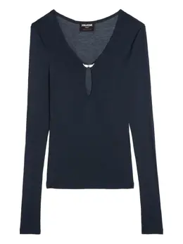 Zadig&Voltaire: Синяя футболка 