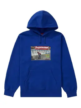 Supreme: Толстовка  Thrasher с принтом