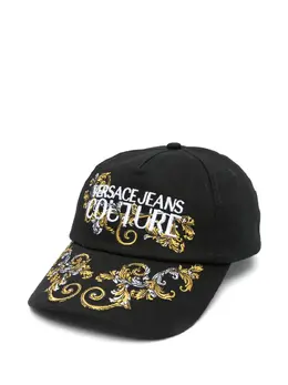 Versace Jeans Couture: Чёрная кепка 
