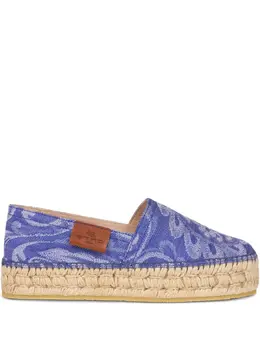 ETRO: Голубые мокасины 