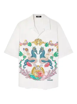 Versace: Белая рубашка 