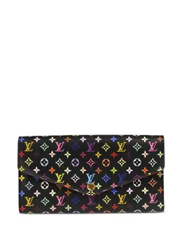 Louis Vuitton Pre-Owned: Чёрный кошелёк 